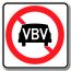 Accès interdit aux véhicules à basse vitesse