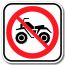 Accès interdit aux véhicules tout terrain
